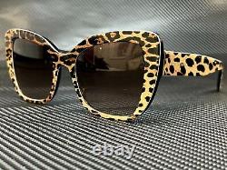 DOLCE & GABBANA DG4348 316313 Leo Brown Square Women's 54 mm Sunglasses