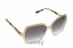 Derek Lam Women's Samara Gold Tortoise Gradient Lens Square Sunglasses 57mm
