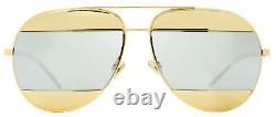 Dior Aviator Sunglasses Split 1 000DC Gold/Black 59mm