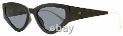 Dior Cateye Sunglasses CatStyleDior 1 8072K Black/Gold 53mm