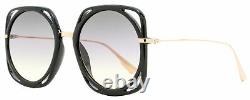 Dior Cutout Sunglasses Direction 26S0D Black/Copper Gold 56mm