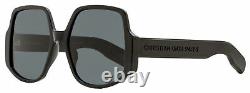 Dior Square Sunglasses InsideOut 1 8072K Black 57mm