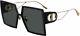 Dior Sunglasses 30montaigne 807-2k 58mm Black / Grey Lens