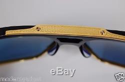 Dita Grandmaster Four Drx -2060-b -nvy- Gld 58 18k Gold Sunglasses