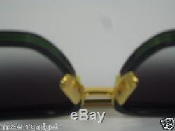 Dita Mach Three Titanium Drx 2059-a-blk-gld -55 18k Gold Sunglasses