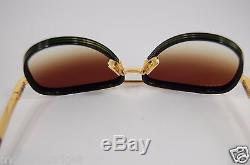 Dita Mach Two Titanium Black & Gold Drx 203b 18k Gold -60 Sunglasses