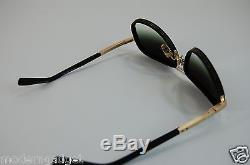 Dita Mach Two Titanium Matte Black & Gold Drx 2031-f 12k Gold -60 Sunglasses