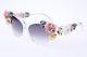 Dolce & Gabbana Dg 4180 Flowers In Crystal Clear Sunglasses Authentic 100% Uv
