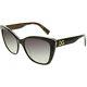 Dolce & Gabbana Women's Gradient Dg4216-29408g-55 Black Square Sunglasses