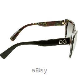 Dolce & Gabbana Women's Gradient DG4216-29408G-55 Black Square Sunglasses