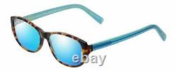 Eyebobs Hanky Panky Ladies Polarized Sunglasses Cateye Tortoise Brown Blue 52 mm