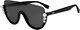Fendi Ff0296s Black Frame Pearl 99mm Lens Sunglasses