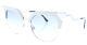 Fendi Ff 0149/s Tly/ek Palladium White Beige/gray Gradient Cat Eye Sunglasses