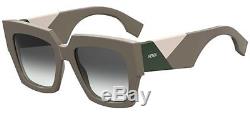 Fendi FF0263S 79U529O Brown Grey Frame Grey Gradient 52mm Lens Sunglasses