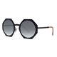 Fendi Ff 0152/s 003 Jj Facets Matte Black Grey Gradient Geometric Sunglasses