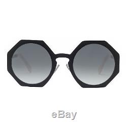 Fendi FF 0152/S 003 JJ Facets Matte Black Grey Gradient Geometric Sunglasses
