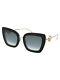 Fendi Ff 0424/f/s 807 Black Gold Grey Gradient Lens Women Sunglasses