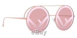 Fendi Run Away FF0285/S-35J-01 Round Sunglasses Pink / Pink Decor Lens