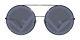 Fendi Runaway Ff0285s 80763md Black Metal Frame Black Grey 63mm Lens Sunglasses