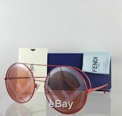 Fendi Womens Sunglasses FF0285/S C9A/0L Red Frame With Rose Pink Lens BRAND NEW