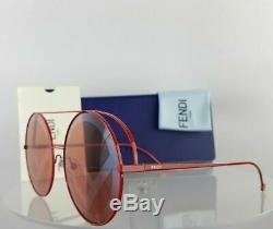 Fendi Womens Sunglasses FF0285/S C9A/0L Red Frame With Rose Pink Lens BRAND NEW