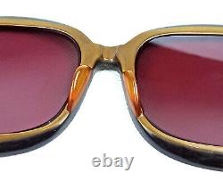 Frog Eye Sunglasses Vintage Olive Candy Color Round Oval Frame France 1950s
