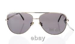 Frye 257106 Womens Lynn Polarized Fashion Pilot Sunglasses Gold/Gray