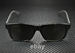 GUCCI GG0008S 002 Rectangular Square Black Grey 53 mm Men's Sunglasses