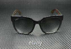 GUCCI GG0034S 002 Rectangular Square Black Grey 54 mm Women's Sunglasses
