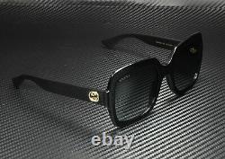 GUCCI GG0036S 001 Rectangular Square Black Grey 54 mm Women's Sunglasses