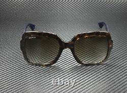 GUCCI GG0036S 004 Rectangular Square Havana Brown 54 mm Women's Sunglasses