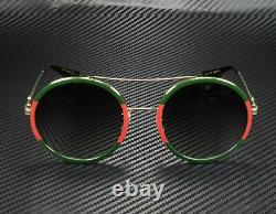 GUCCI GG0061S 003 Round Oval Gold Green 56 mm Women's Sunglasses