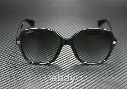 GUCCI GG0092S 001 Black Square Round Women's Sunglasses 55 mm