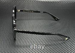 GUCCI GG0092S 001 Black Square Round Women's Sunglasses 55 mm
