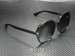 GUCCI GG0092S 001 Rectangular Square Black Grey 55 mm Women's Sunglasses