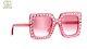 Gucci Gg0148s 003 Pink Crystal Gradient Sunglasses 53mm