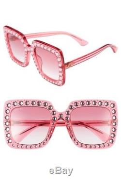 GUCCI GG0148S 0148S 003 PINK BLINK Sunglasses 0148 FINAL SALE