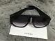 Gucci Gg0152s Black Frame/gray Lens Women's Sunglasses 100% Authentic
