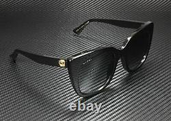 GUCCI GG0163S 001 Cat Eye Black Grey 51 mm Women's Sunglasses