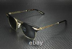 GUCCI GG0287S 001 Rectangular Square Black Grey 52 mm Men's Sunglasses