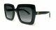 Gucci Gg0328s 001 Black Grey Gradient Women's Sunglasses 53mm