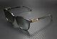 Gucci Gg0376s 001 Rectangular Black Crystal Black Grey 54 Mm Women's Sunglasses