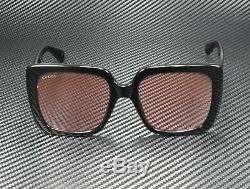 GUCCI GG0418S 002 Rectangular Square Black Pink 54 mm Women's Sunglasses