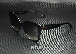 GUCCI GG0459S 001 Rectangular Square Black Grey Women's 54 mm Sunglasses