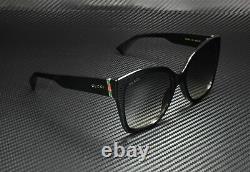 GUCCI GG0459S 001 Rectangular Square Black Grey Women's 54 mm Sunglasses