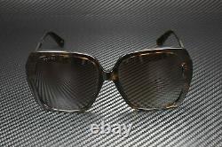 GUCCI GG0533SA 002 Rectangular Squared Havana Dk Brown 56 mm Women's Sunglasses