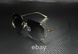 GUCCI GG0646S 001 Gold Grey Gradient Women's Sunglasses 60mm