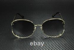 GUCCI GG0650SK 002 Round Oval Gold Grey Women's Sunglasses 59 mm