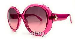 GUCCI GG0712S 004 Pink Pink Gradient Women's Sunglasses 55 mm