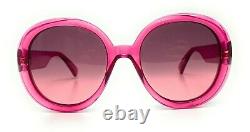 GUCCI GG0712S 004 Pink Pink Gradient Women's Sunglasses 55 mm
